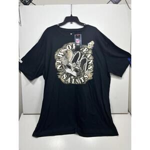 Fanatics New Orleans Saints Short Sleeve Tshirt Black Size 2XT NWT